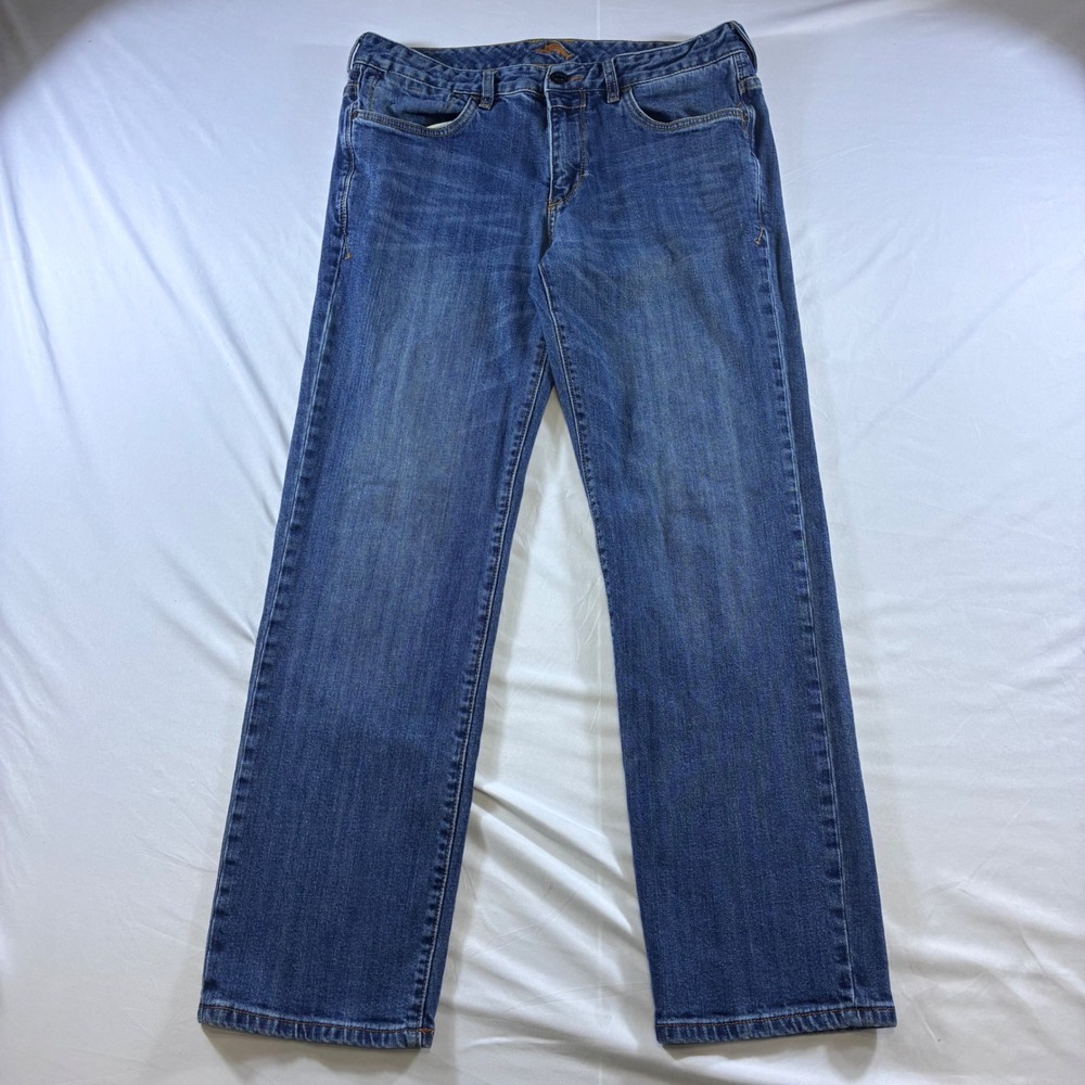 Tommy Bahama Vintage Straight Jeans Mens 35x30 Blue Medium Wash Denim Pants